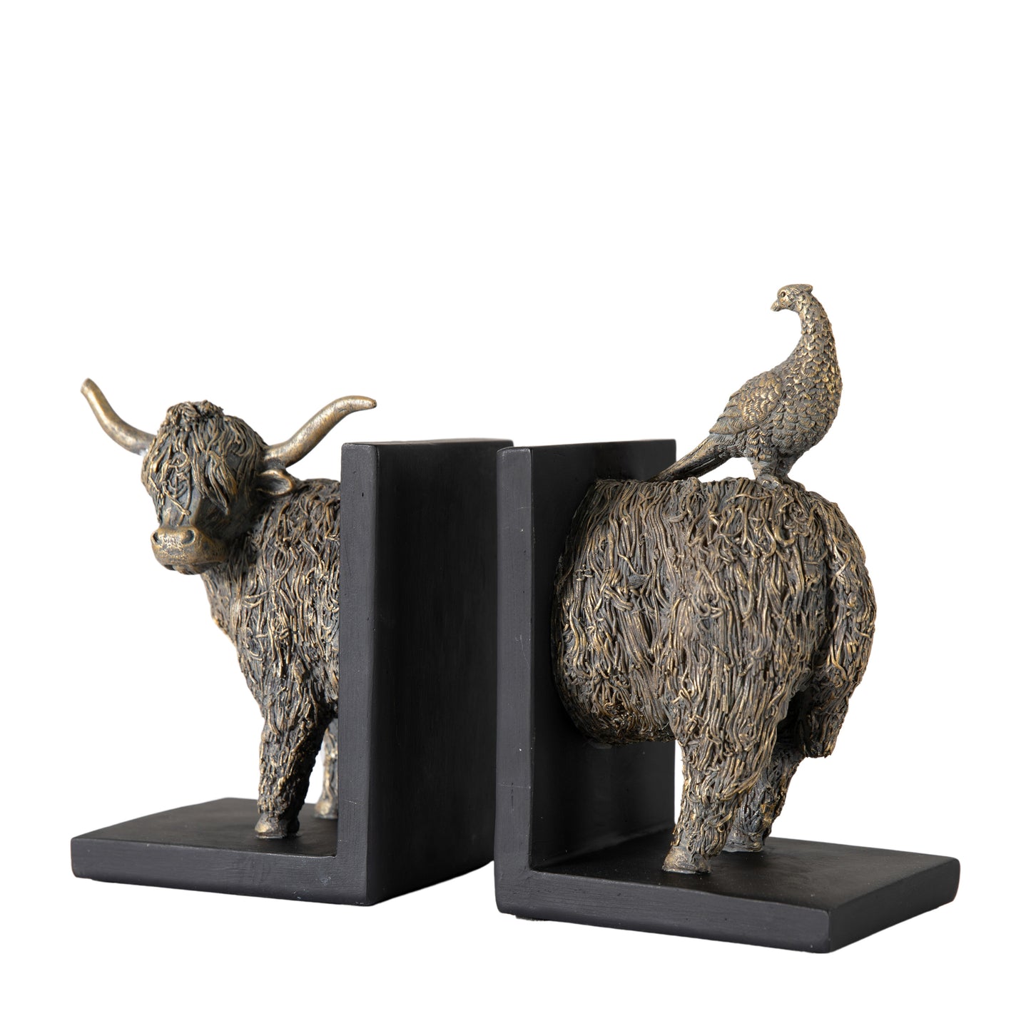 Highland Cow Bookends Set of 2