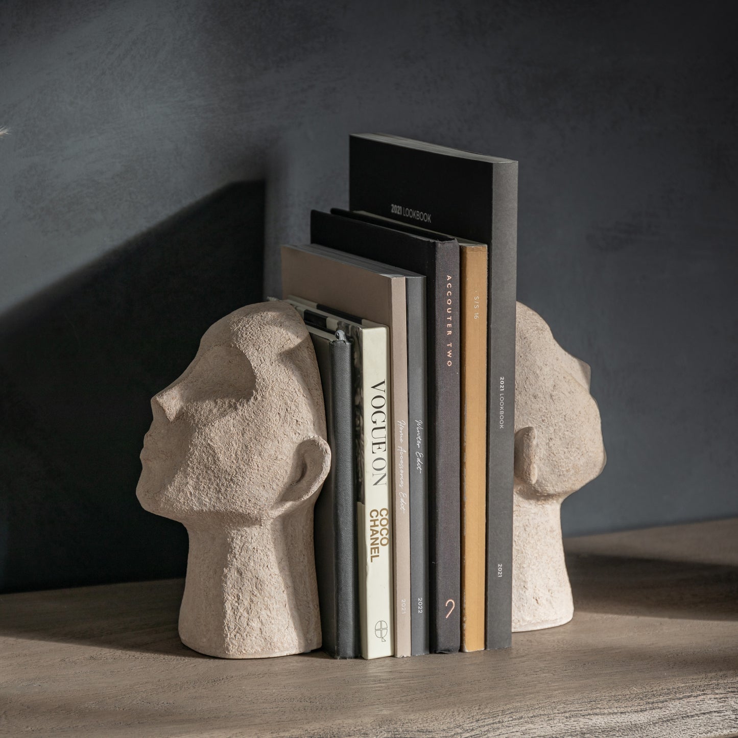 Headz Bookend Cream (Set of 2)
