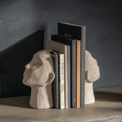 Headz Bookend Cream (Set of 2)