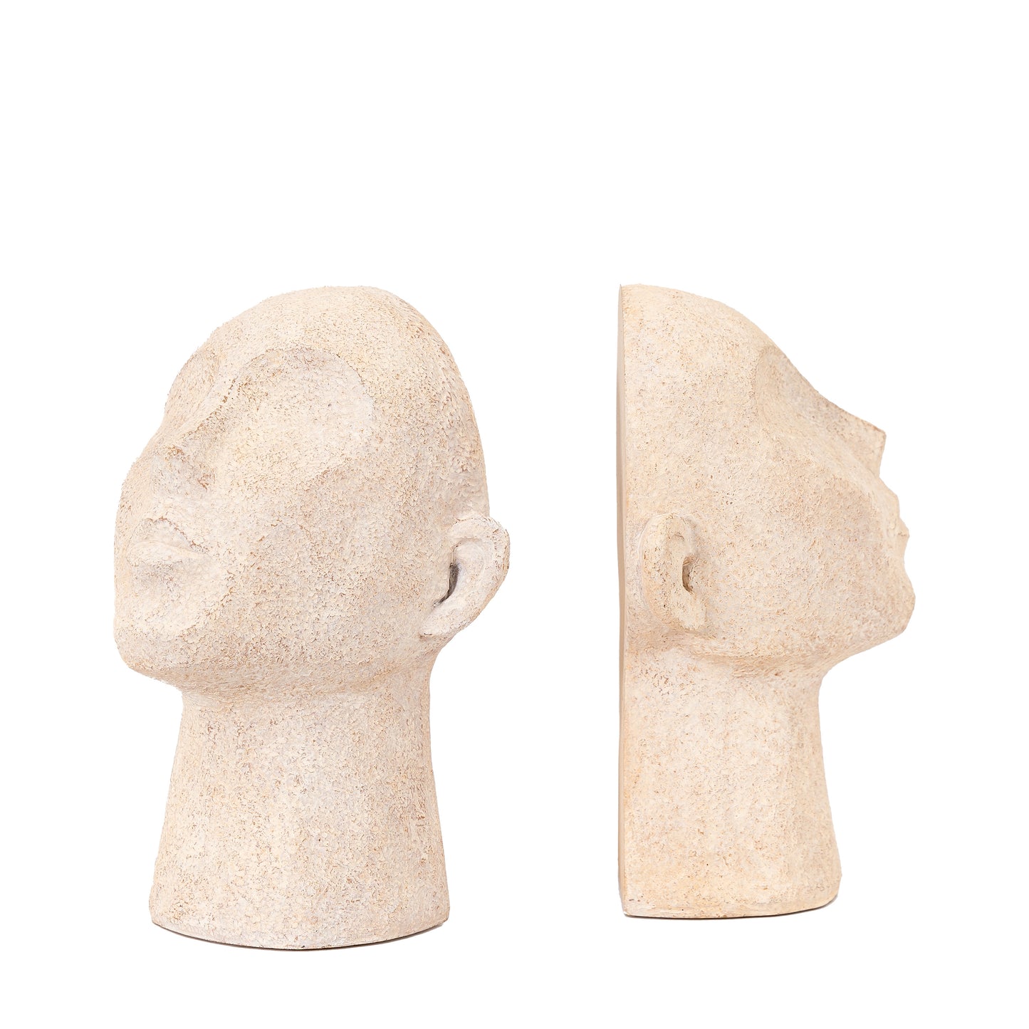 Headz Bookend Cream (Set of 2)