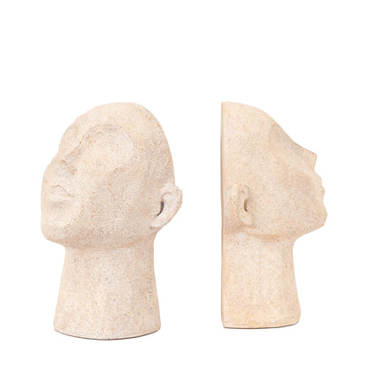 Headz Bookend Cream (Set of 2)
