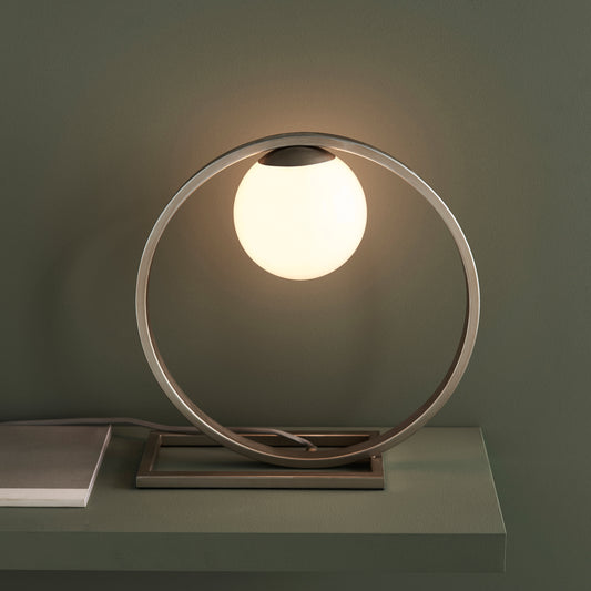Enzo Lamp Brushed Silver