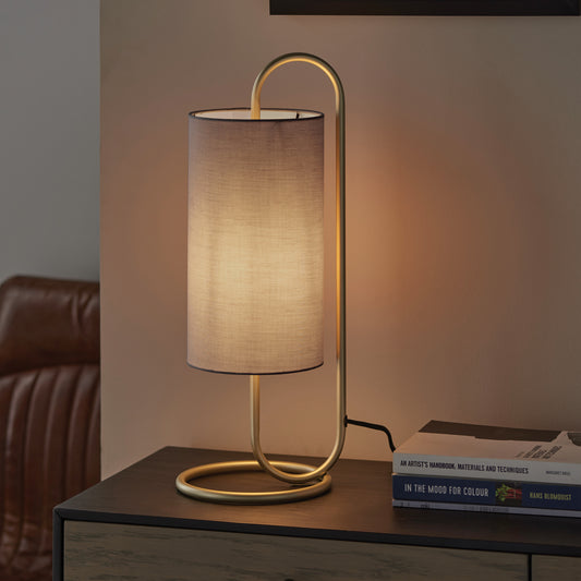 Klip Lamp Antique Brass Grey