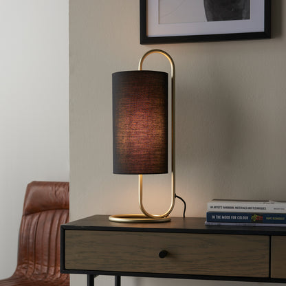 Klip Lamp Antique Brass Black