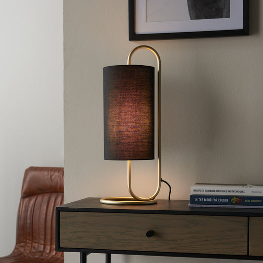 Klip Lamp Antique Brass Black