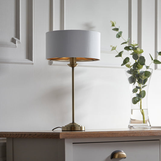 Highclere Lamp Antique Brass