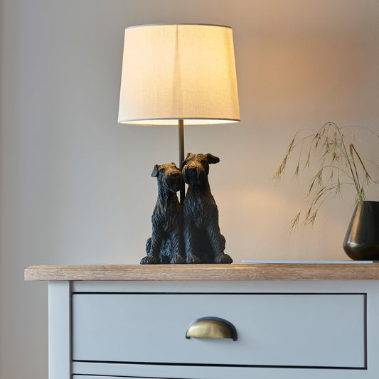 Westie 1 Table Lamp Black