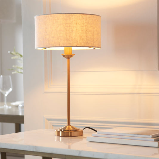 Highclere Lamp Vintage Brass