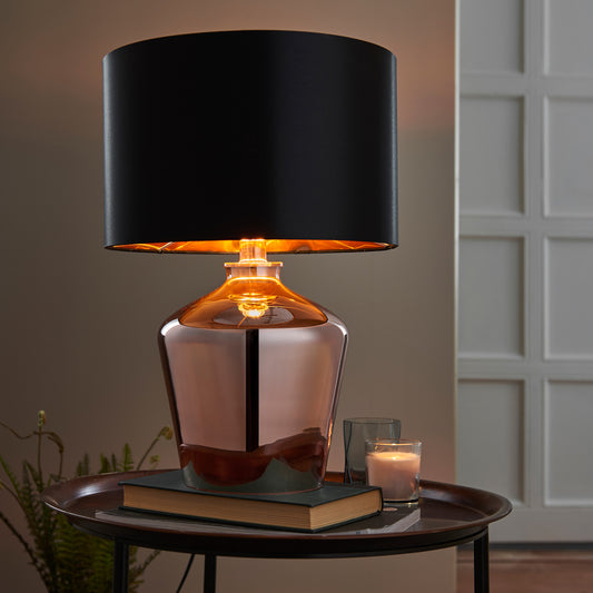 Waldorf Lamp Black Copper