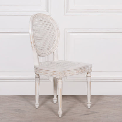 Maison Reproductions White Chateau Dining Chair
