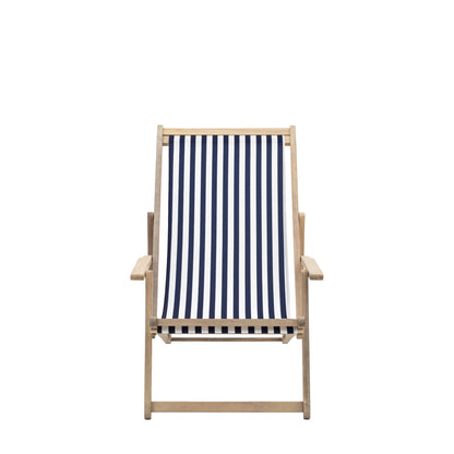Deck Chair Stripped Navy