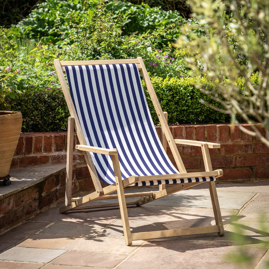 Deck Chair Stripped Navy