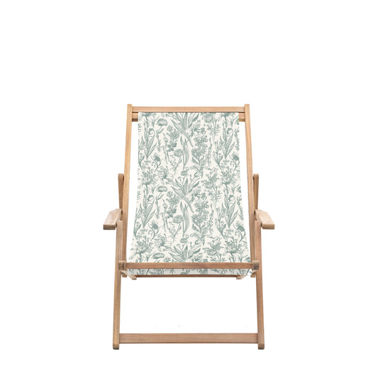 Creta Deck Chair Flora Green