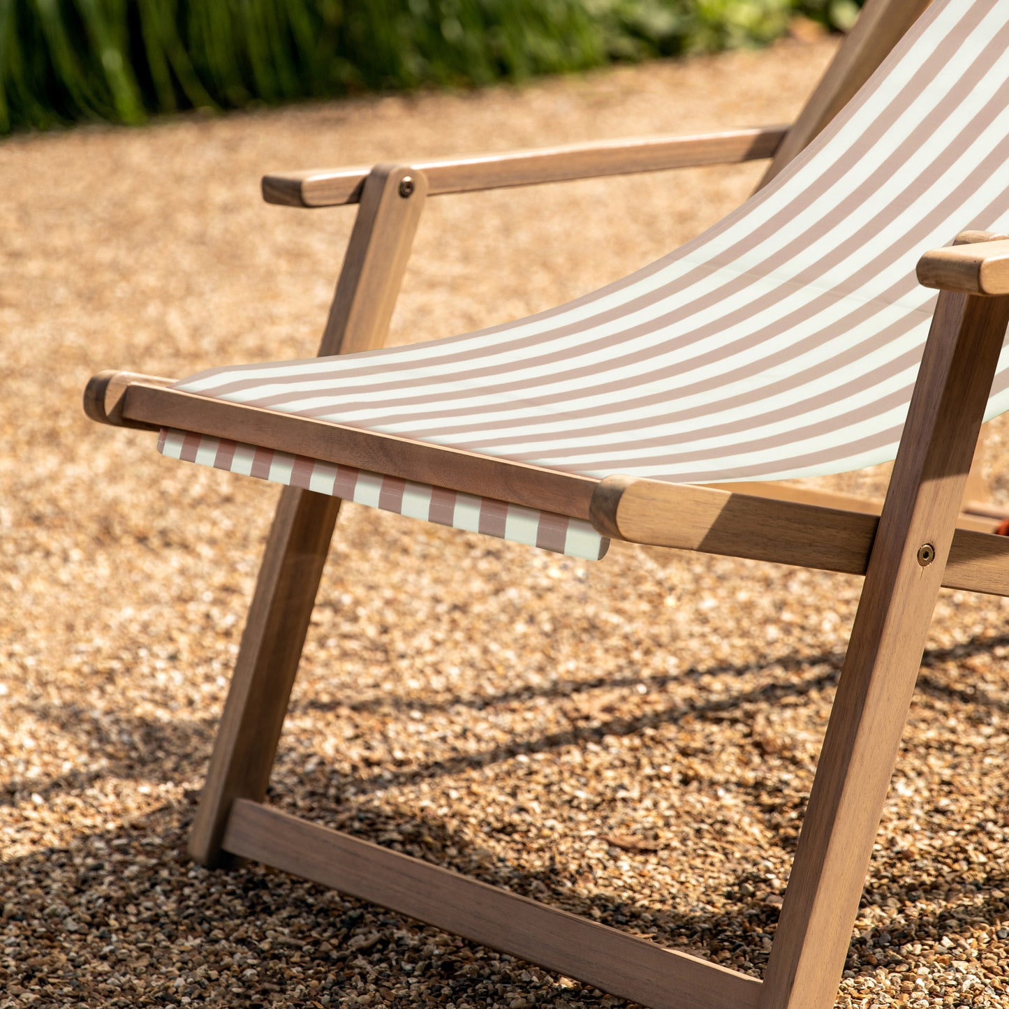 Creta Deck Chair Stripe Clay