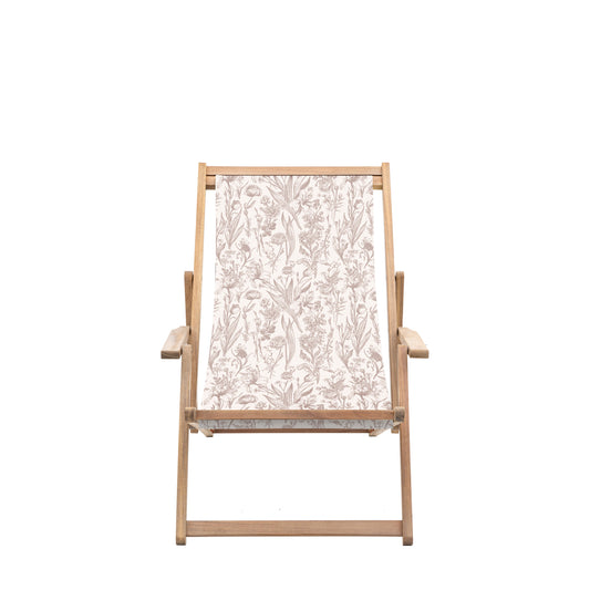 Creta Deck Chair Flora Clay