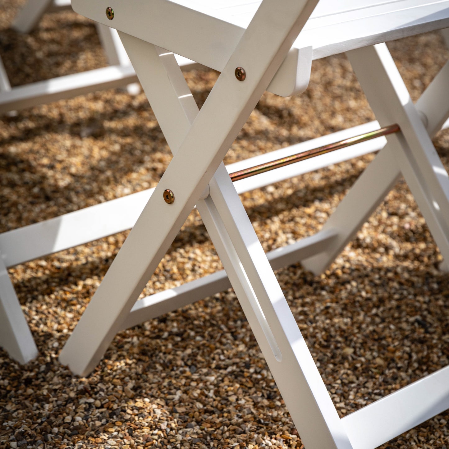 Lindos Folding Dining Set White