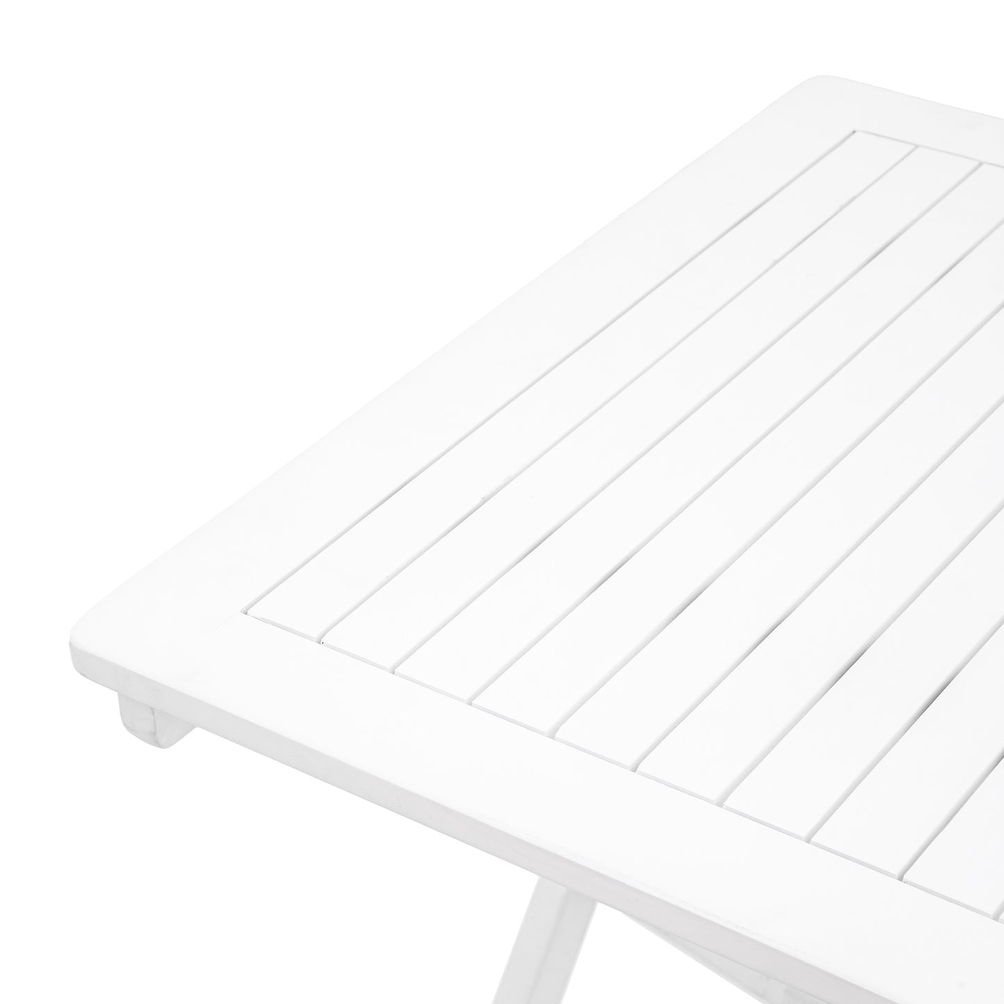 Lindos Folding Dining Set White