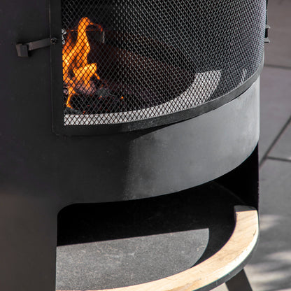 Foligno Chiminea with Pizza Shelf
