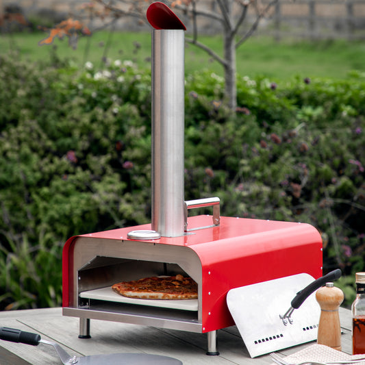 Sassari Pellet Pizza Oven Red