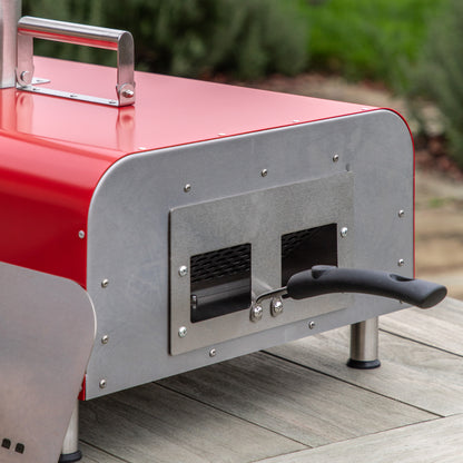 Sassari Pellet Pizza Oven Red