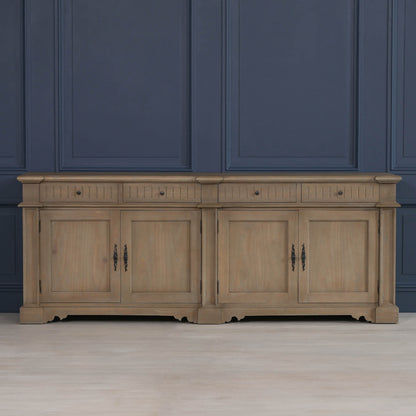 Rustic Classical 232Cm Sideboard