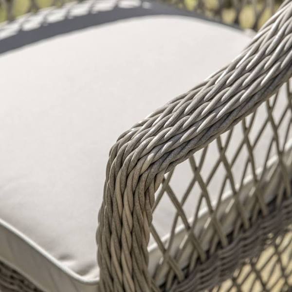 Menton Dining Set 4 Seater Stone