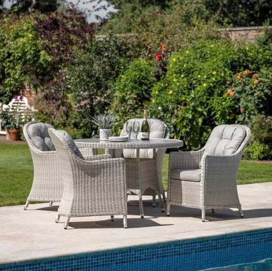 Holton 4 Seater Round Dining Set